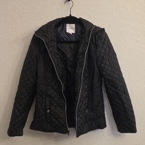 Women's Black Quilted Jacket